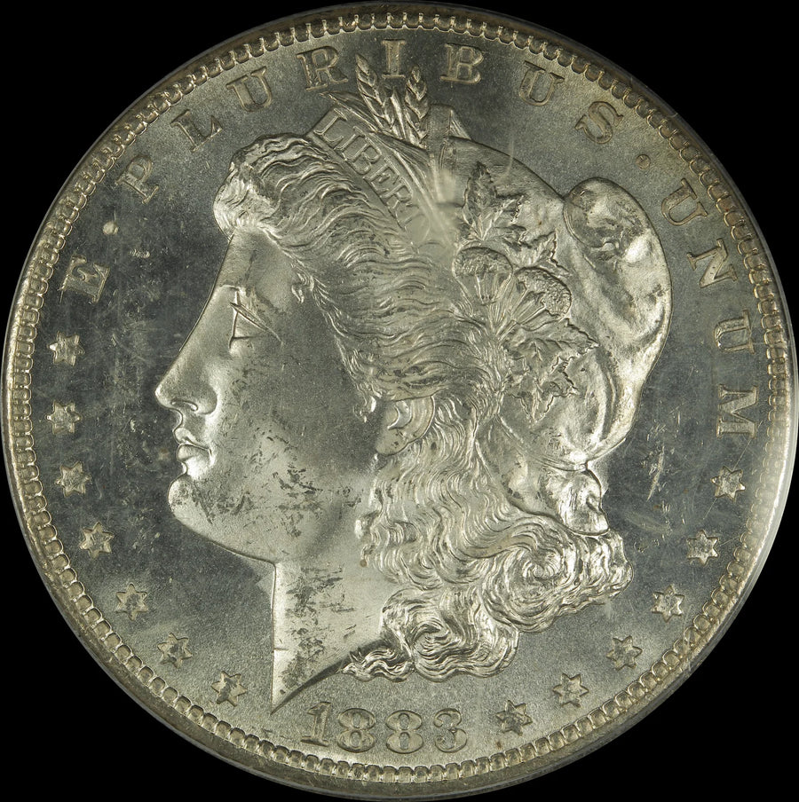 1883 Morgan Silver Dollar PCGS MS-65 DMPL OGH