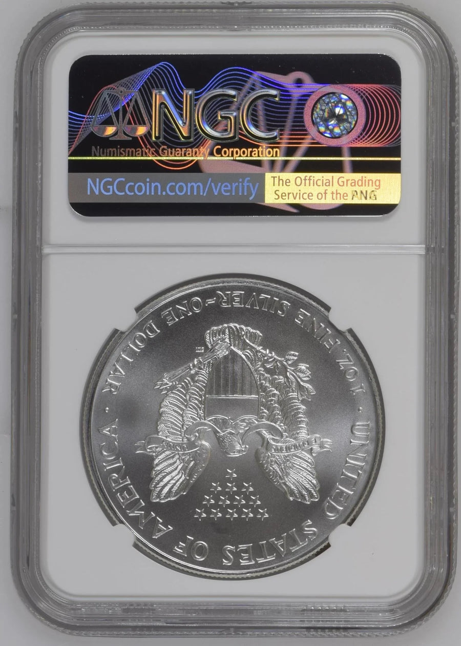 1997 Silver Eagles NGC MS-69