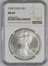 1996 Silver Eagles NGC MS-69