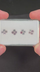 2.08ctw Spinel Lot from Burma, 16 stones, 3 mm