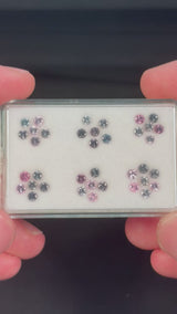 4.53ctw Spinel Lot from Burma, 37 stones, 3 mm