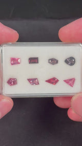 5.81ctw Spinel Lot from Burma, 8 stones, 6.5x5 - 9.5x5 mm