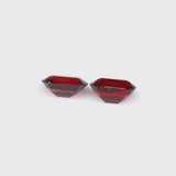 1.95ctw Burma red spinel pair, cushion cut, VS (video)