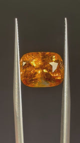 4.89ct Yellow Grossular Garnet, Cushion, 11x8.8 mm · GEM-5663