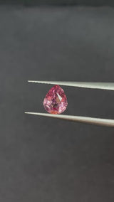 1.22ct Purplish Pink Malaya Garnet from Madagascar, Pear, 7.5x5.8 mm