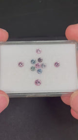 2.07ctw Spinel Lot from Burma, 10 stones, 3.5 - 4 mm · GEM-5680