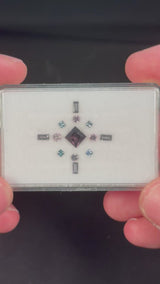 2.04ctw Spinel Lot from Burma, 13 stones, 2.5x2.5 - 5.5x5.5 mm