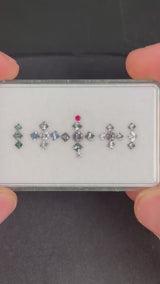 1.91ctw Spinel Lot, 23 stones, 2 - 3.5 mm · GEM-5692
