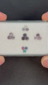 3.13ctw Spinel Lot from Burma, 15 stones, 3.2 - 3.7 mm