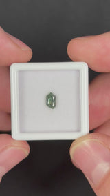 0.58ct Unheated Fancy Cut Green Sapphire, 6.3x3.5 mm