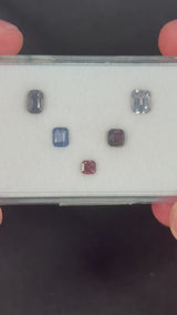 3.2ctw Spinel Lot from Burma, 5 stones, 3.5x3.5 - 6x5 mm