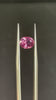 1.70ct heated purple sapphire, oval cut, AIG certified, 7.94x6.12x4.22 mm