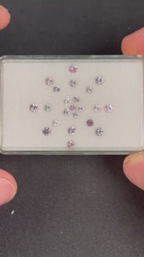 2.2ctw Spinel Lot from Burma, 22 stones, 2.5 - 3.2 mm · GEM-5683