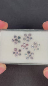 4.09ctw Spinel Lot from Burma, 35 stones, 2.5 - 3.7 mm