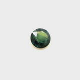 1.22ct Teal Heated Sapphire (Small Chip), Round · GEM-0047