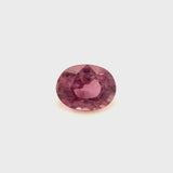 1.70ct Purple Heated Sapphire Oval AIG Certified, Africa, 7.94 x 6.12 x 4.22mm · GEM-5123