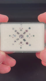 1.77ctw Spinel Lot from Burma, 33 stones, 1x1 - 5x4.5 mm
