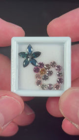 4.02ctw Heated Sapphire Lot, 20 stones, 3.1x3.1 - 6x3 mm