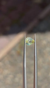 1.03ct Heated Bicolor Teal Sapphire from Ceylon