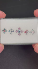 1.76ctw Spinel Lot, 25 stones, 2 - 3.5 mm · GEM-5677