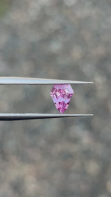 1.02ct Fancy Cut Heated Pink Madagascar Sapphire , VS, GFCO cert
