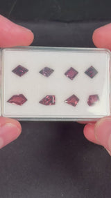 6.82ctw Spinel Lot from Burma, 8 stones, 7x6.5 - 10x5.5 mm