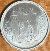 1/10 oz Rhodium Coin · BUL-0045