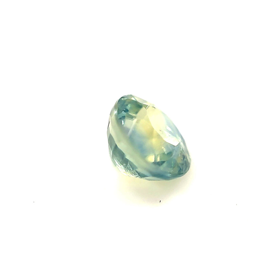 1.37ct No Heat Malawi Bicolor Sapphire Round, 6.2 x 6.2 x 4.4mm · GEM-0048